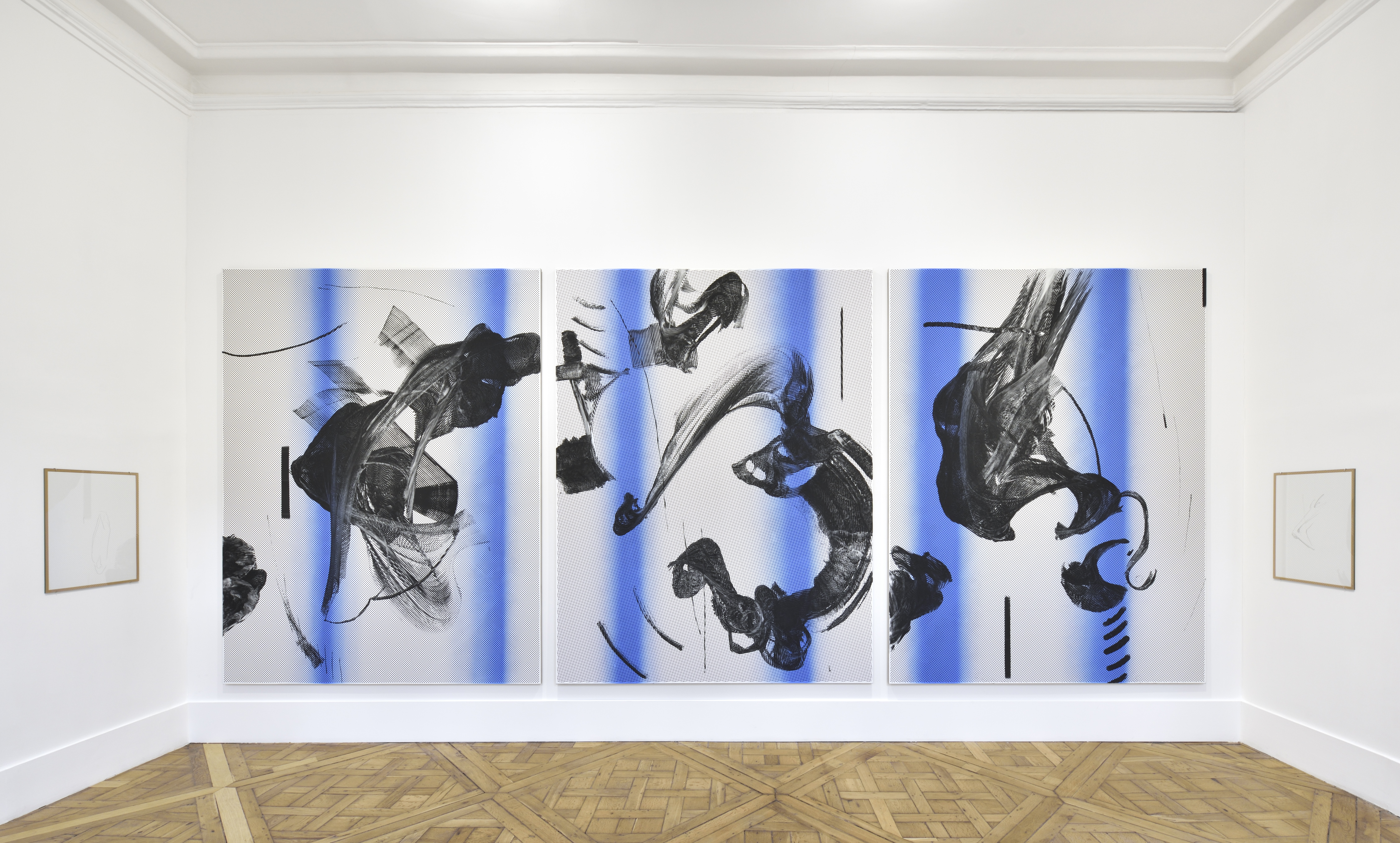 Cheyney Thompson, L'écorché, exhibition view at Campoli Presti Paris