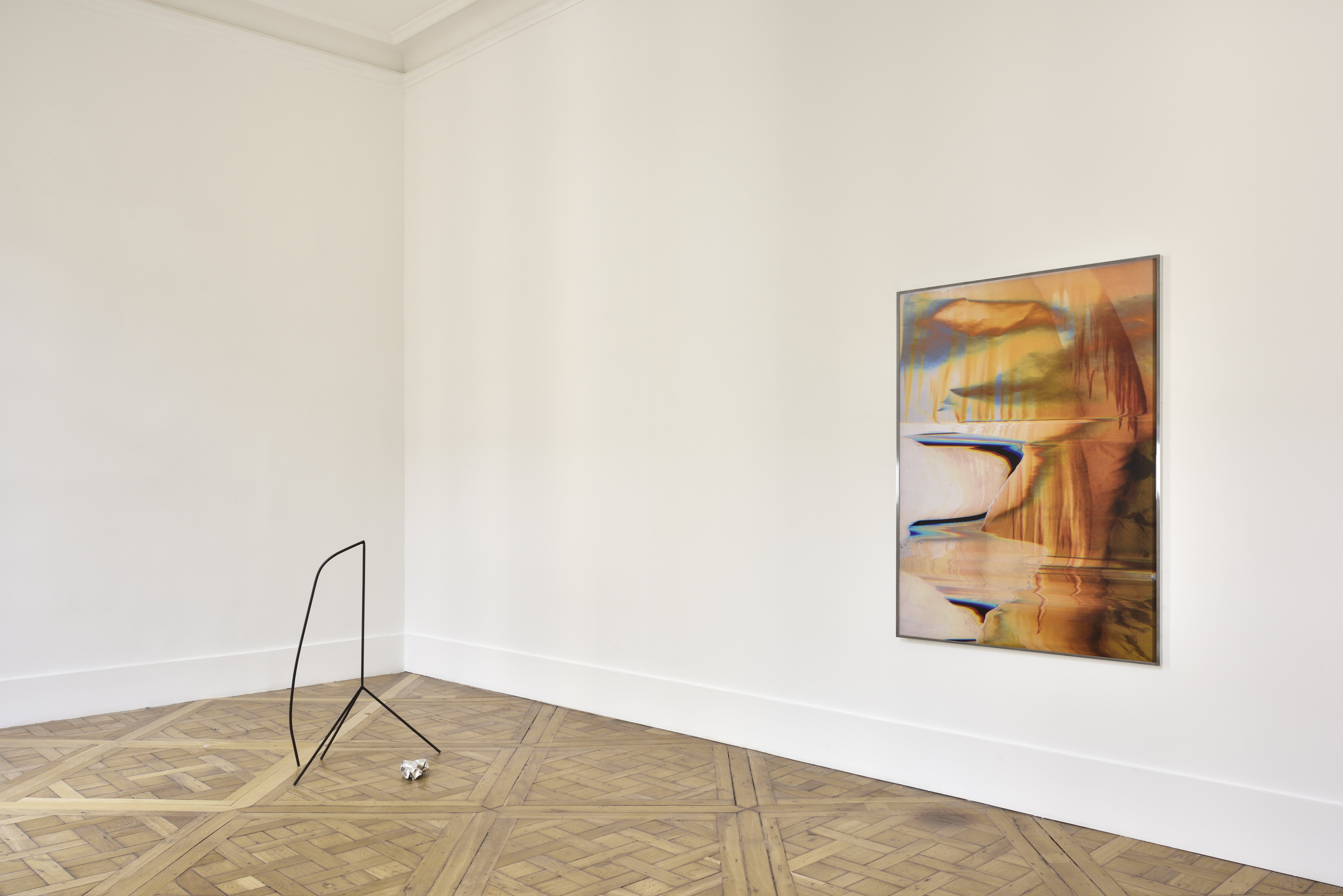 Artworks by Eileen Quinlan and Marina Rosenfeld exhibited at Campoli Presti Paris
