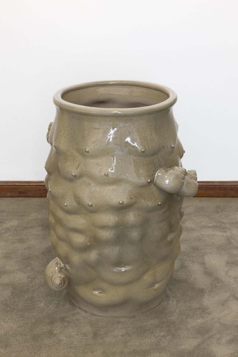 Image of Stoneware jar with body fragments and snails by Verdant Rooms