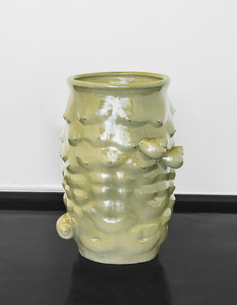 Image of Stoneware jar with body fragments and snails by Verdant Rooms