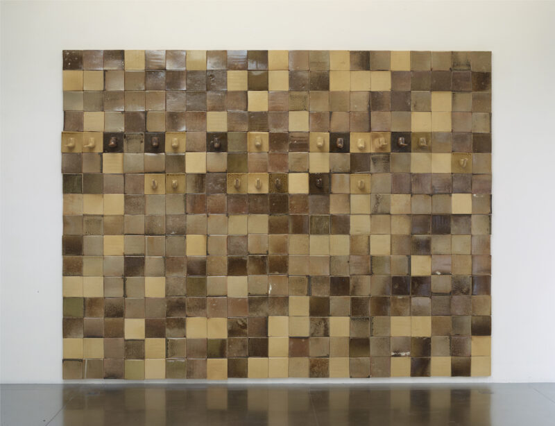 Image of Stoneware mural with pipes by Daniel Dewar & Grégory Gicquel